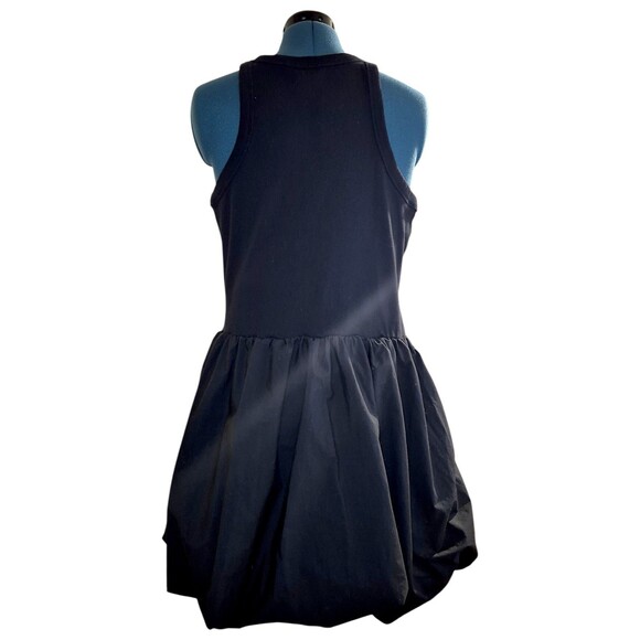 GAP Black Bubble Mixed Media Girlie Day Dress SZ XXL Trending Tik Tok Favorite - Picture 7 of 7